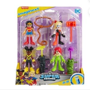 Imaginext DC Super Friends Rivals pack 8-Piece Figures & Accessories Set